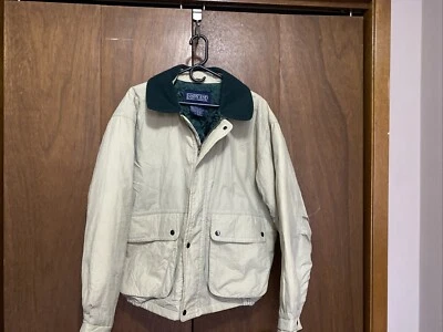 Vtg Lands End Large Men Fleece/Wool Lined Zipper Winter  Coat. RN 62830 - Image 1 of 4