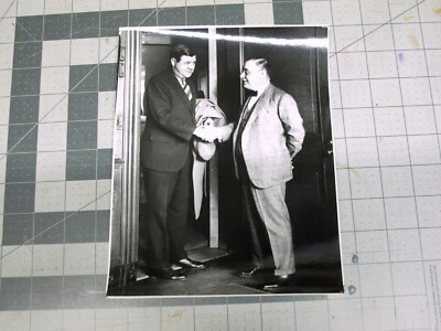 vtg photo Babe Ruth - original Brown Brothers archive Jacob Ruppert 12A - Image 1 of 4