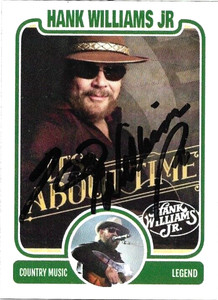HANK WILLIAMS JR Country Music SIGNED / AUTOGRAPH Custom Card 7