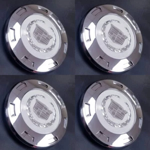 4pcs. 2007-2015 CADILLAC ESCALADE PLAIN CREST 22" WHEEL CENTER CAP 9596649 - Picture 1 of 1
