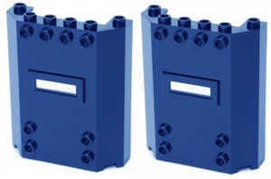 Lego 2x Panel Azul Oscuro 2x6x6 con Ranura para Ventana (22387) ¡NUEVO!¡! - Imagen 1 de 1