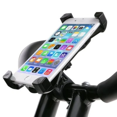 SUPPORTO PORTA CELLULARE PER BICI MOUNTAIN BIKE REGOLABILE UNIVERSALE SMARTPHONE - Immagine 1 di 4