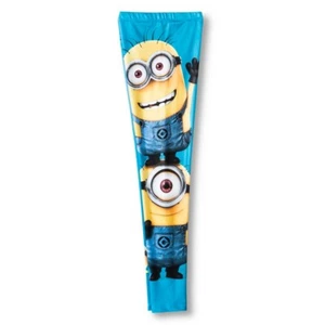 NEW Despicable Me Minion Girl Blue Character Graphic Stretch Leggings Sz S 5 6 - Picture 1 of 3