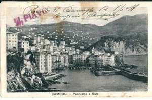 li 060 1931 CAMOGLI (Genova) Panorama e Ruta - FP - VG - Ed. Avegno Camogli - Imagen 1 de 2