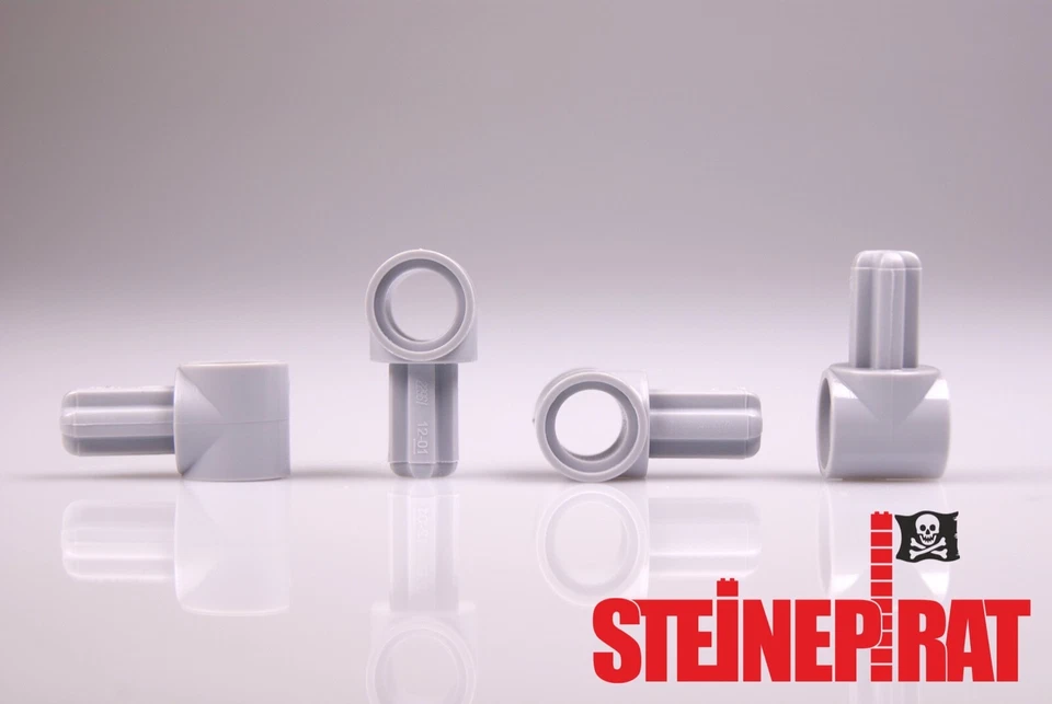 LEGO® 4x 22961 (-NEU-) Kreuzpin Hülse Verbinder Kreuzachse Pin  hellgrau 6123815 - Bild 1 von 1