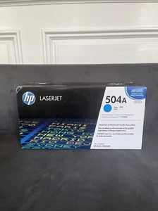 Cartucho de tóner HP 504A LaserJet - cian CE251A nuevo sellado de fábrica - Imagen 1 de 5