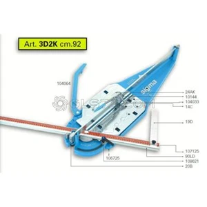 SPARE PARTS AND ACCESSOIRES FOR TILE CUTTER SIGMA 3D2K - Picture 1 of 13
