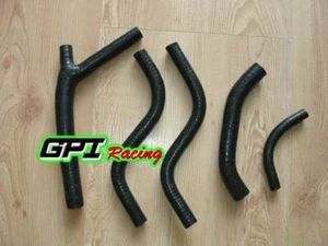 FOR Honda CR125 CR 125 R CR125R 87 88 1987 1988 silicone radiator hose BLK - Foto 1 di 11