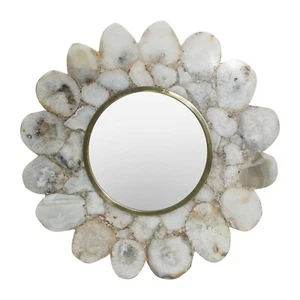 30 " Achat Stein Wand Mirror Luxus Heim Innen Dekor Schlafzimmer Flur Spiegel - Bild 1 von 11