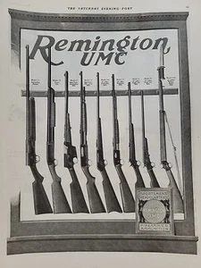 1917 Remington UMC Schusswaffen und Munition Waffen S.E. Post Print Ad Rack Display - Bild 1 von 3