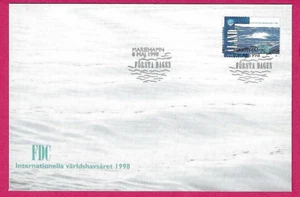 ALAND 1998 FDC - INTERNATIONALES JAHR DES OZEANS - handgestempelt - Bild 1 von 1