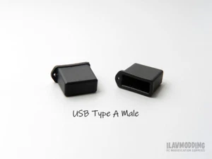USB Type A Male - Anti Dust Cover Plug Cap [5pcs] - Picture 1 of 16