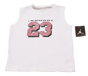Nike Jordan Youth Boy's Size XL White Sleeveless Shirt Jordan 23 13-15 Yrs - Picture 1 of 2