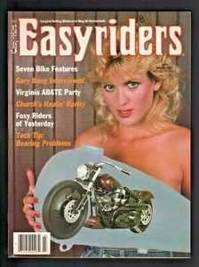 1987 March Easyriders - Vintage Motorcycle Magazine with David Mann Poster - Picture 1 of 3