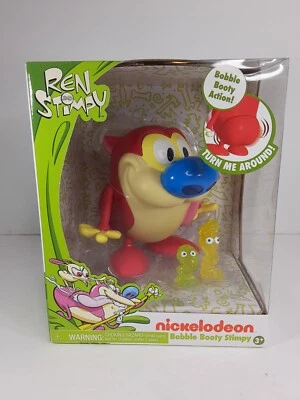 Figura Ren & Stimpy Bobble Booty Stimpy Nickelodeon Poseable Arms 2017 JustPlay Foto 1 de 4