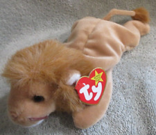 Ty Beanie Baby Roary the Lion DOB February 20, 1996 MWMT Free Shipping