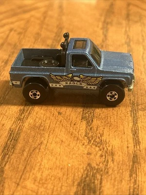 1977 Hot Wheels Blue Eagle Chevrolet Pickup Truck Blackwall - Metallica Malásia - Imagem 1 de 4