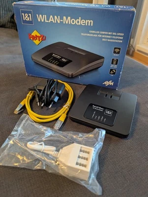 FRITZ!Box 7312 DSL-Model mit WLAN, LAN und DECT-Basis, 1&1 Branding - Bild 1 von 4