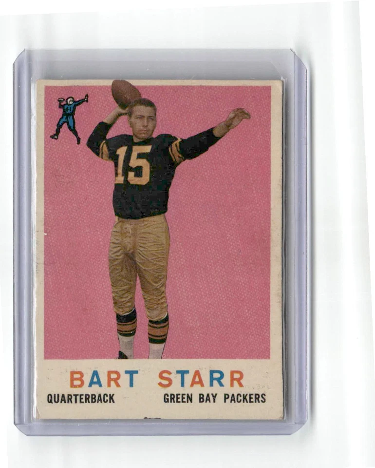 1959 Topps #23 Bart Starr EX - casi nuevo Foto 1 de 2