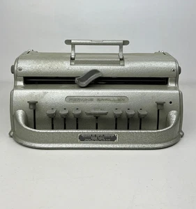 Vintage Perkins Brailler Typewriter Designed David Abraham Howe Memorial Press - Picture 1 of 10
