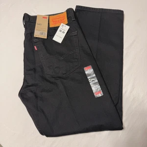 NEU Levi’s 505 gerade Passform schwarze Herrenjeans Größe 36 x 30 UVP $ 58 - Bild 1 von 10