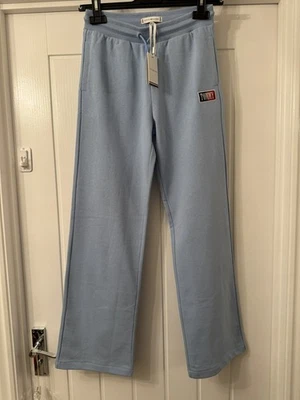 New Tommy Hilfiger Girls Timeless Tommy Blue Sweatpants, UK Size 12 Years - Image 1 of 4