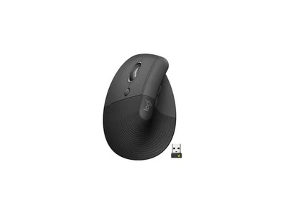 Logitech Lift Left Vertical Ergonomic Mouse, Left-handed, Wireless, Bluetooth or - Image 1 of 4
