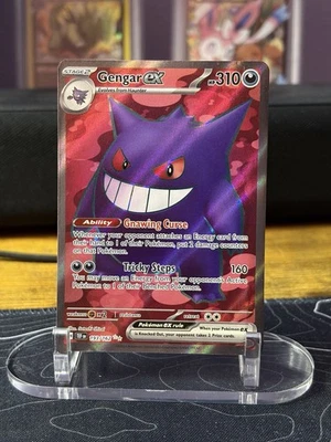 Pokemon Gengar EX Holo Full Art Temporal Forces 193/162 SV05 Near Mint - Image 1 of 4