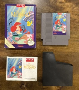 Disney's The Little Mermaid NES Nintendo Complete With Box And Manual CIB - Picture 1 of 15