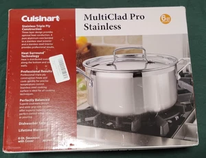 Cuisinart MCP44-24N MultiClad Pro 6-Quart Skillet, Saucepot w/Cover - Picture 1 of 5