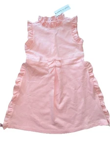 Janie And Jack Light Pink Ruffle Hem Dress 4T - Picture 1 of 3