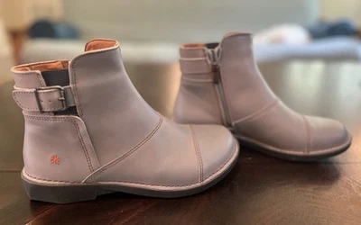 Botines Mujer ART Cuero Gris en Excelente Estado - Talla 37 Foto 1 de 4