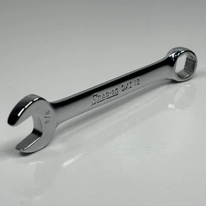 NOS Snap On Tools OXI12 3/8” SAE 6Pt Flank Drive Midget Combination Wrench VTG - Picture 1 of 11