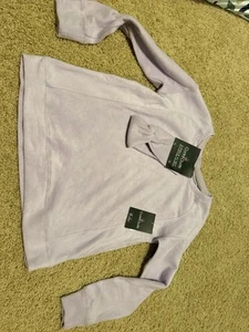 New Purple Cuddleduds Sweater And Headband Kids Small - Picture 1 of 2