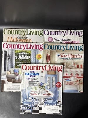 Country Living Magazines Lot Of 5 (2011) - Image 1 of 4