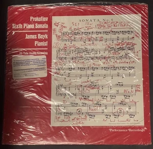 sealed JAMES BOYK / PROKOFIEV Piano Sonata No. 6 PR-3  All Tube Analog Recording - Picture 1 of 3