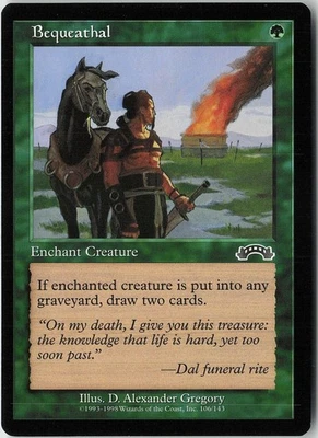 Bequeathal 106 Common Exodus NM/LP MTG - Image 1 of 2