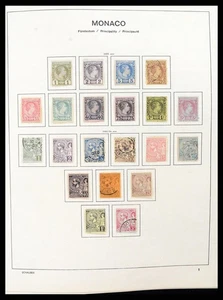 MONACO 1885-2013 Mainly MNH in 3 Schaubek Albums Stamp Collection - Picture 1 of 12