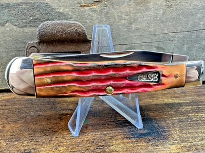 Cuchillo Case XX 6254 Salmón a la Parrilla 2025 Kinfolks Plumín Hueso Trampero Foto 1 de 4