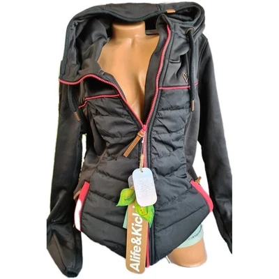 ALIFE AND KICKIN Jacke Softhell Parka schwarz S bis XXXL (9 251) NEU - Bild 1 von 3