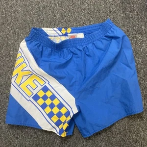Vintage 90s Y2K Nike Shorts Youth Large Blue Athletic Training Fitness - Picture 1 of 7