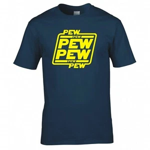 INSPIRED BY STAR WARS "PEW PEW" T-SHIRT - Picture 1 of 9
