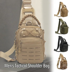 Outdoor Tactical Military Shoulder Bag Sling Chest Bag Backpack Waterproof - Picture 1 of 24