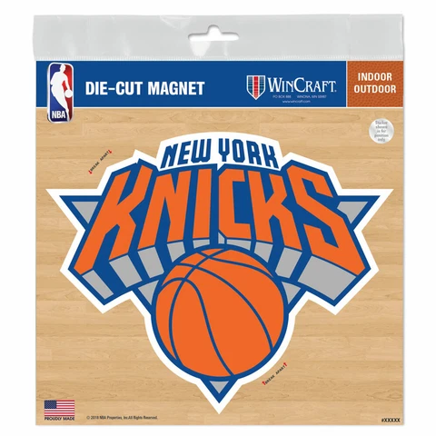 NEW YORK KNICKS 6"X6" DIE-CUT MAGNET FOR INDOOR OR OUTDOOR USE HIGH QUALITY Cover