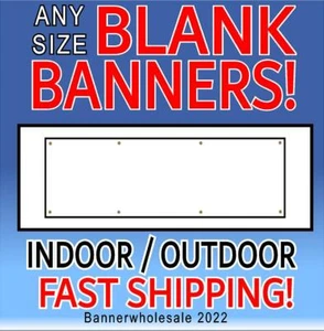 JEDE GRÖSSE! LEERES BANNER Werbung Vinyl Banner Schild Größen Business USA 13oz. - Bild 1 von 1