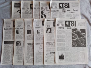 'Celestial Toyroom' 1981 Volume - 11 Newsletters - 'Doctor Who' Fanzine A4 RARE - Picture 1 of 1