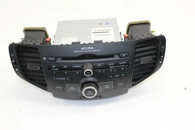 2011-2014 ACURA TSX SE FM AM RÁDIO CD PLAYER UNIDADE HEADUNIT RÁDIO XM RÁDIO FABRICANTE DE EQUIPAMENTO ORIGINAL - Imagem 1 de 4
