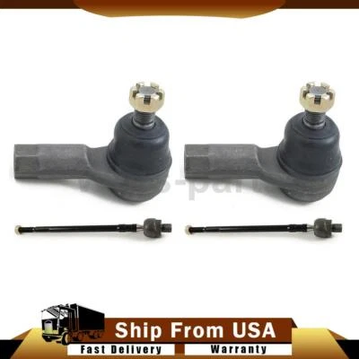 4x Extremos de varilla de amarre delanteros interiores exteriores Mevotech para Mazda 323 1986-1989 1,6 L Foto 1 de 4