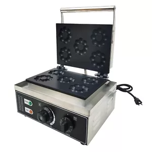 New Electric 5-grid Plum Crisp Machine Commercial Plum Blossom Cake Machine - Picture 1 of 9