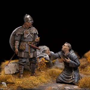 Botín vikingo pintado miniatura juguete soldado preventa | Arte - Imagen 1 de 4
